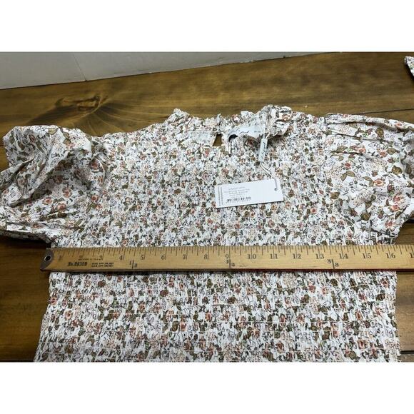 NWT Petal & Pup Long Sleeve Novah Cropped Floral Top Size Large - Picture 10 of 13